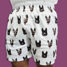 Load image into Gallery viewer, Face Pattern Cotton Shorts