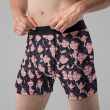 Load image into Gallery viewer, Crazy Face Boxer Briefs