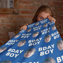 Load image into Gallery viewer, Face with Texts Blanket