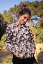 Load image into Gallery viewer, Crazy Face Pattern Hoodie