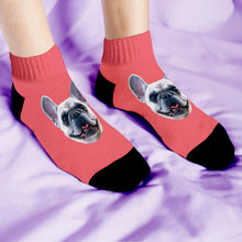 Load image into Gallery viewer, Portrait Face Low Cut Socks