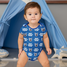Load image into Gallery viewer, Face with Texts Baby Onesie