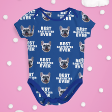 Load image into Gallery viewer, Face with Texts Baby Onesie