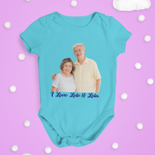 Load image into Gallery viewer, Portrait Face Baby Onesie