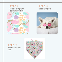 Load image into Gallery viewer, Face Pattern Pet Bandana