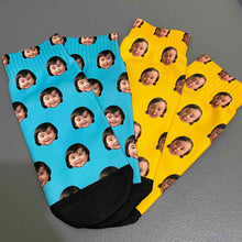 Load image into Gallery viewer, Face Pattern Low Cut Socks