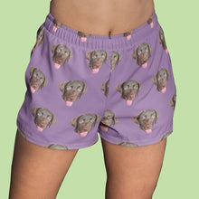 Load image into Gallery viewer, Face Pattern Women's Beach Shorts