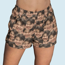 Load image into Gallery viewer, Crazy Face Women's Beach Shorts