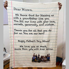 Load image into Gallery viewer, Letter Blanket