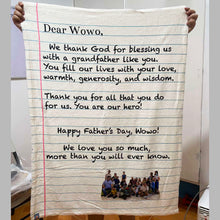 Load image into Gallery viewer, Letter Blanket
