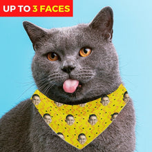 Load image into Gallery viewer, Face Pattern Pet Bandana