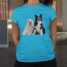 Load image into Gallery viewer, Portrait Face Pattern Women's T-shirt