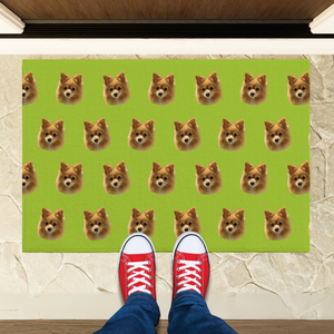 Face Pattern Door Mat