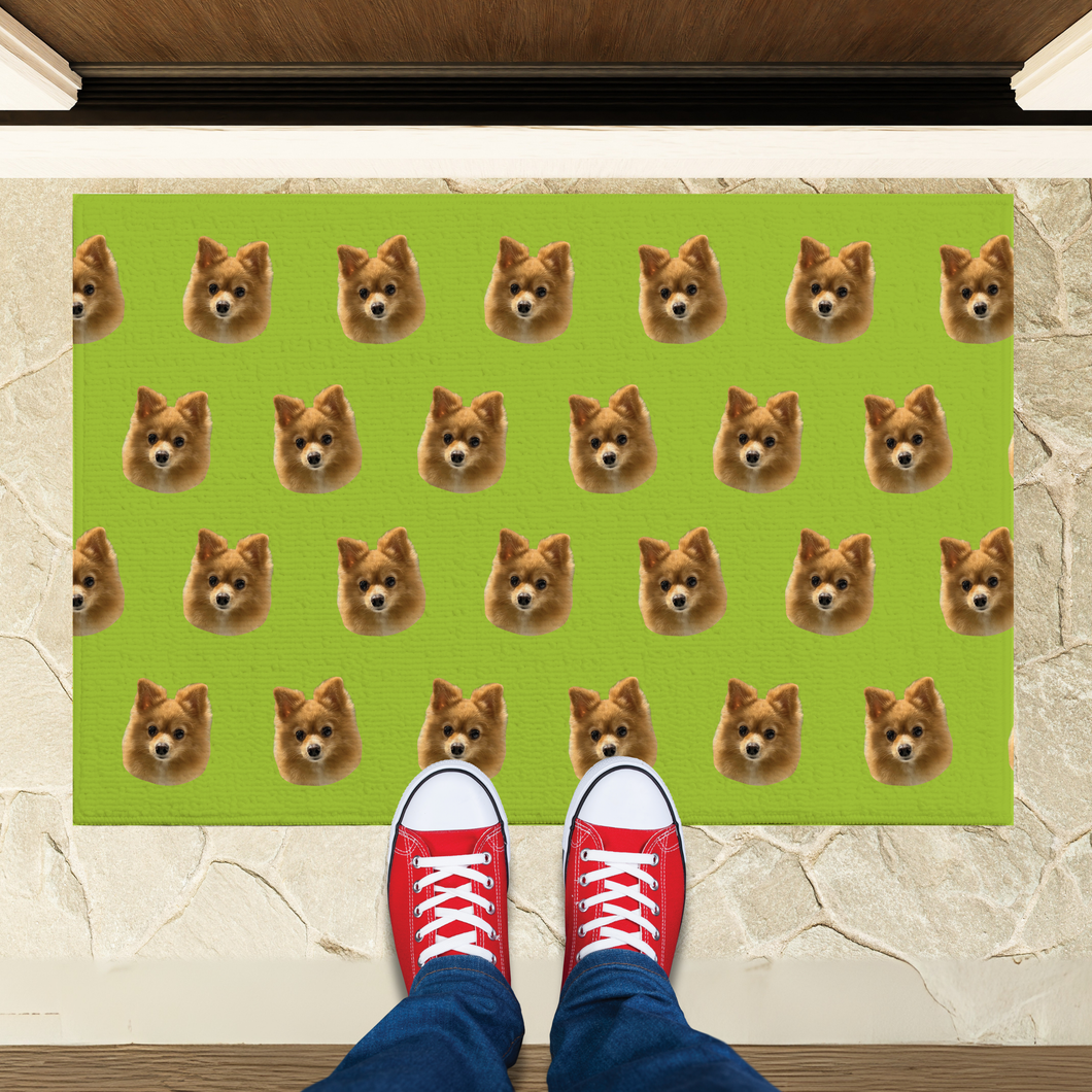 Face Pattern Door Mat