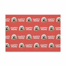 Load image into Gallery viewer, Face with Text Door Mat
