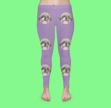 Load image into Gallery viewer, Portrait Face Women&#39;s Leggings
