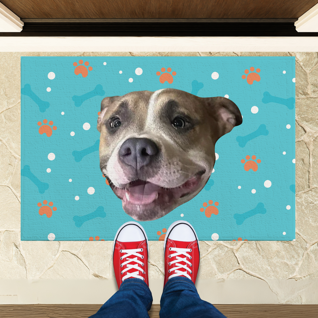 Portrait Face Door Mat