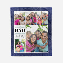 Load image into Gallery viewer, World&#39;s Best Dad Fleece Blanket
