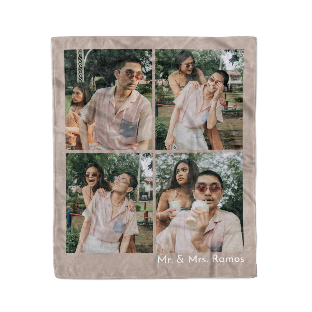 Modern Love Pattern Fleece Blanket