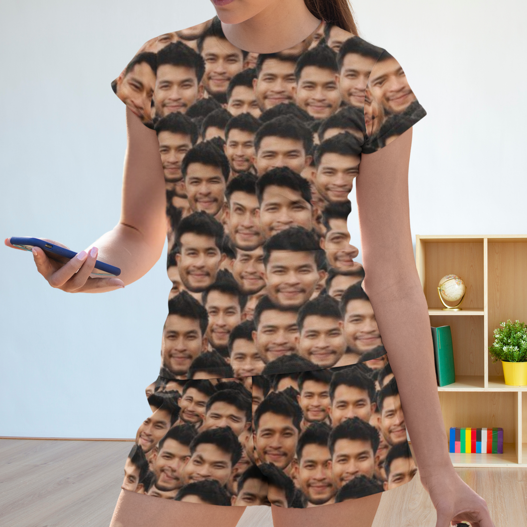 Crazy Face Women's Lounge Wear Set