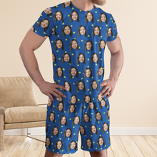 Load image into Gallery viewer, Men's Lounge Wear Set [Face Pattern]
