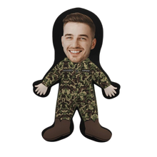 Load image into Gallery viewer, Armed Forces Human Doll Pillow

