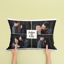 Load image into Gallery viewer, Couple Gallery of Four Bed Pillow
