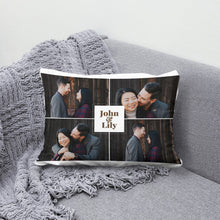 Load image into Gallery viewer, Couple Gallery of Four Bed Pillow
