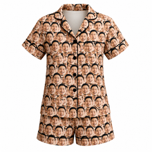 Load image into Gallery viewer, Women's Short Sleeve Pajama [Crazy Face]
