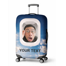 Load image into Gallery viewer, Airplane Window Luggage Wrap
