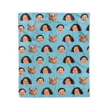 Load image into Gallery viewer, Face Pattern Blanket
