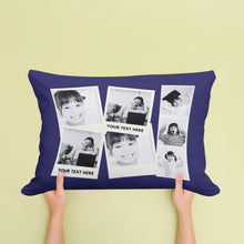 Load image into Gallery viewer, Filmstrip Gallery Bed Pillow
