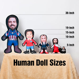 Superhero Human Doll Pillow