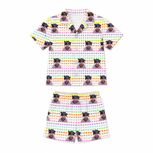 Load image into Gallery viewer, Kids' Short Sleeve Pajama [Hearts]
