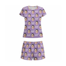 Load image into Gallery viewer, Women's Lounge Wear Set [Face with Texts]
