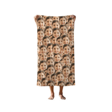 Load image into Gallery viewer, Crazy Face Beach Towel

