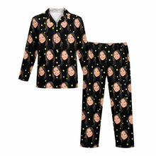 Load image into Gallery viewer, Men's Long Sleeve Pajama [Face Pattern]
