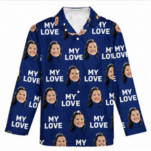 Load image into Gallery viewer, Men's Long Sleeve Pajama [Face with Text]

