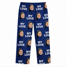 Load image into Gallery viewer, Men's Long Sleeve Pajama [Face with Text]
