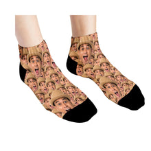 Load image into Gallery viewer, Crazy Heads Low Cut Socks

