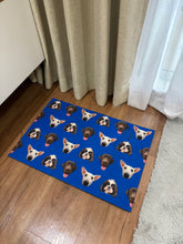 Load image into Gallery viewer, Face with Text Door Mat

