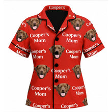 Load image into Gallery viewer, Women's Short Sleeve Pajama [Face with Text]

