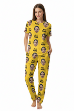 Load image into Gallery viewer, T-Shirt &amp; Pajama Set [Face with Texts]
