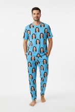 Load image into Gallery viewer, T-Shirt &amp; Pajama Set [Face Pattern]
