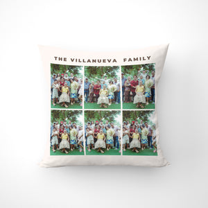 Gallery Grid of Six Throw Pillow