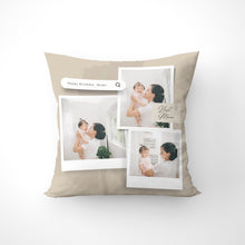 Load image into Gallery viewer, Caption Gallery of Three Throw Pillow
