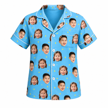 Load image into Gallery viewer, Women's Short Sleeve Pajama [Face Pattern]
