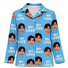 Load image into Gallery viewer, Women's Long Sleeve Pajama [Face with Text]

