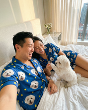 Load image into Gallery viewer, Women's Short Sleeve Pajama [Face Pattern]
