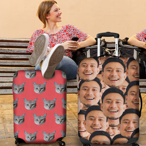 Crazy Face Luggage Wrap